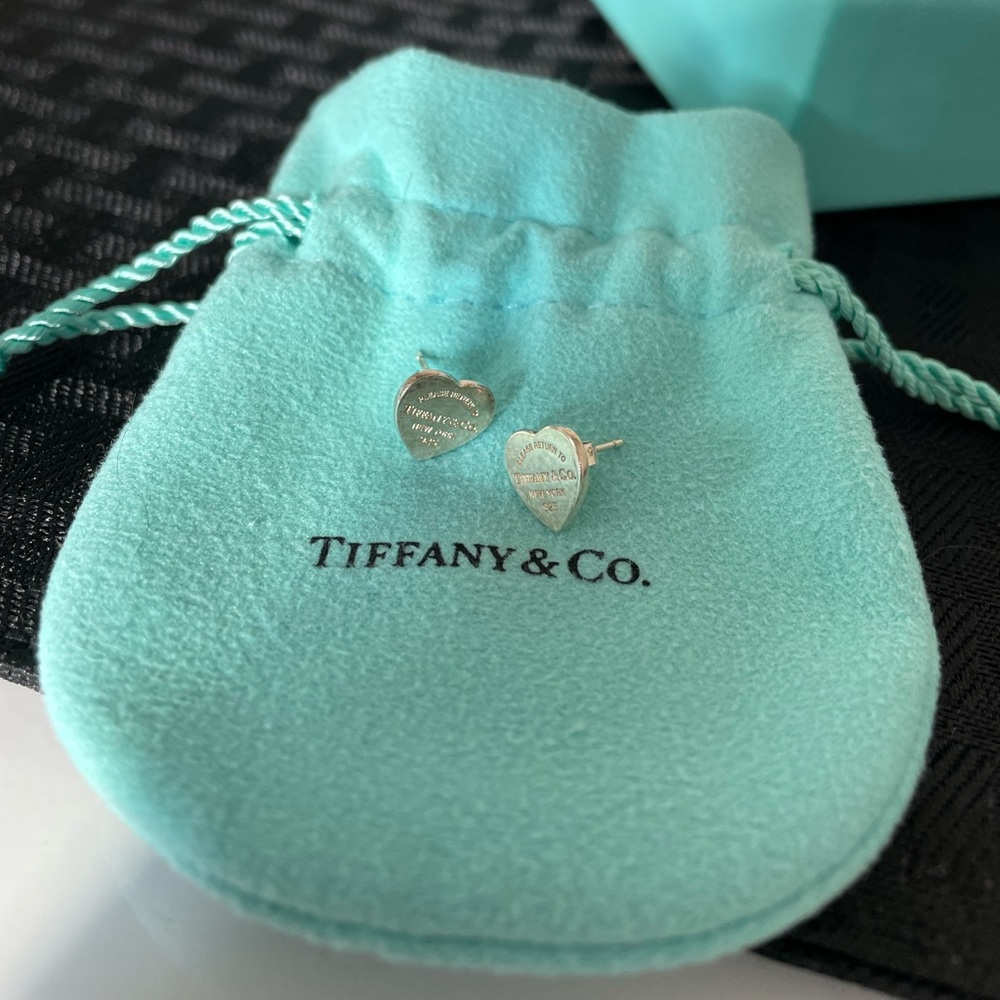 Tiffany & Co. Heart Stud Earrings
